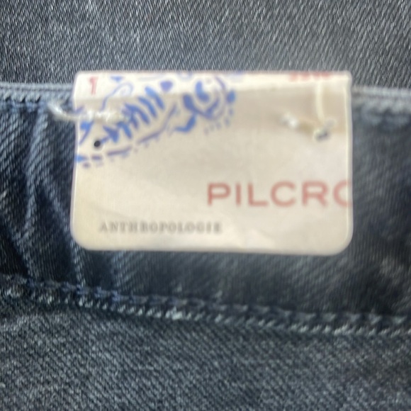 NWT Pilcro Anthropologie - the cigarette black jeans - size 22W - Picture 5 of 9